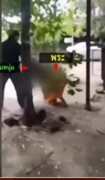 Udon Thani temple funeral turns violent as monk and man fight (video) | News by Thaiger