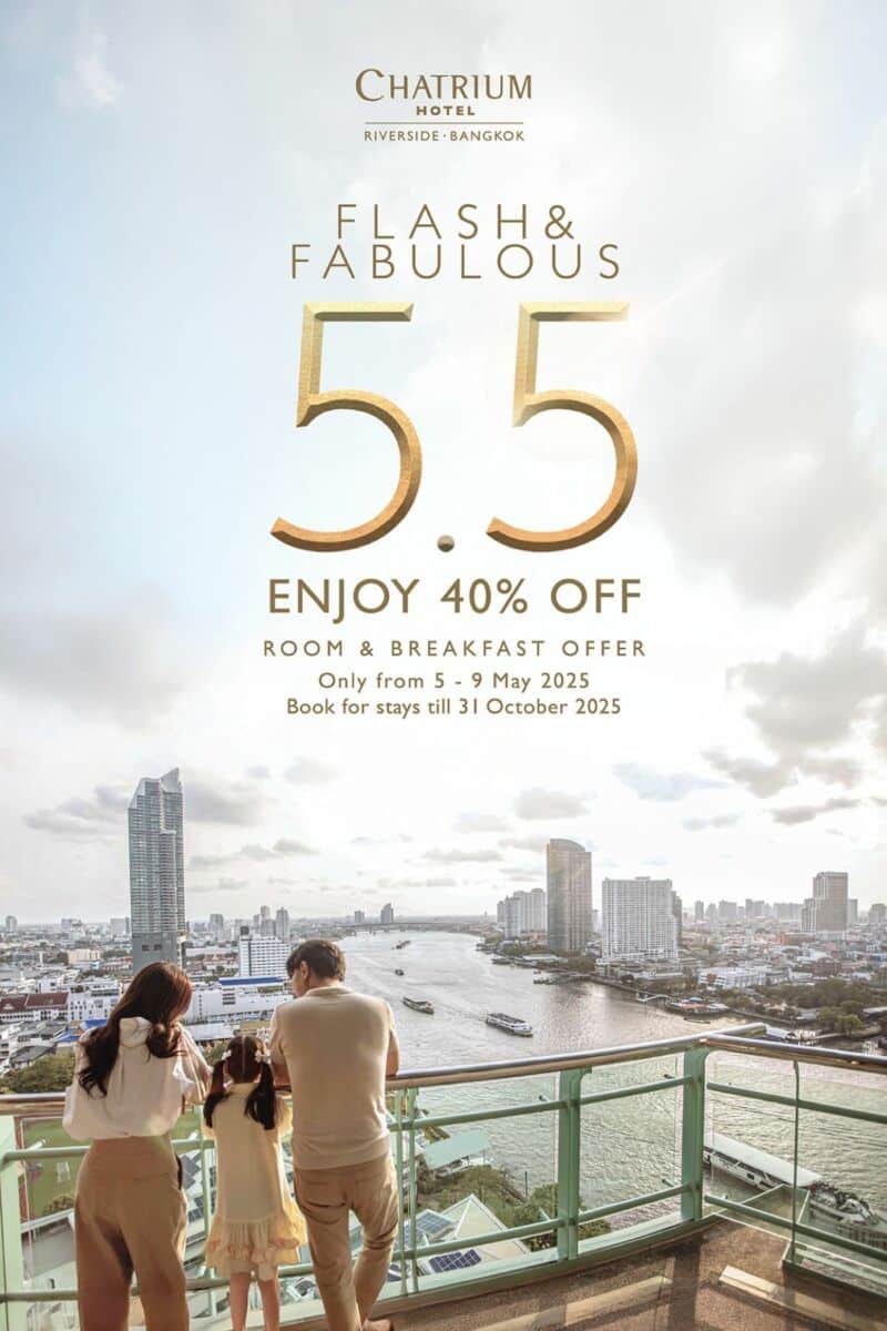 Chatrium launches limited-time deal, up to 40% off | News by Thaiger