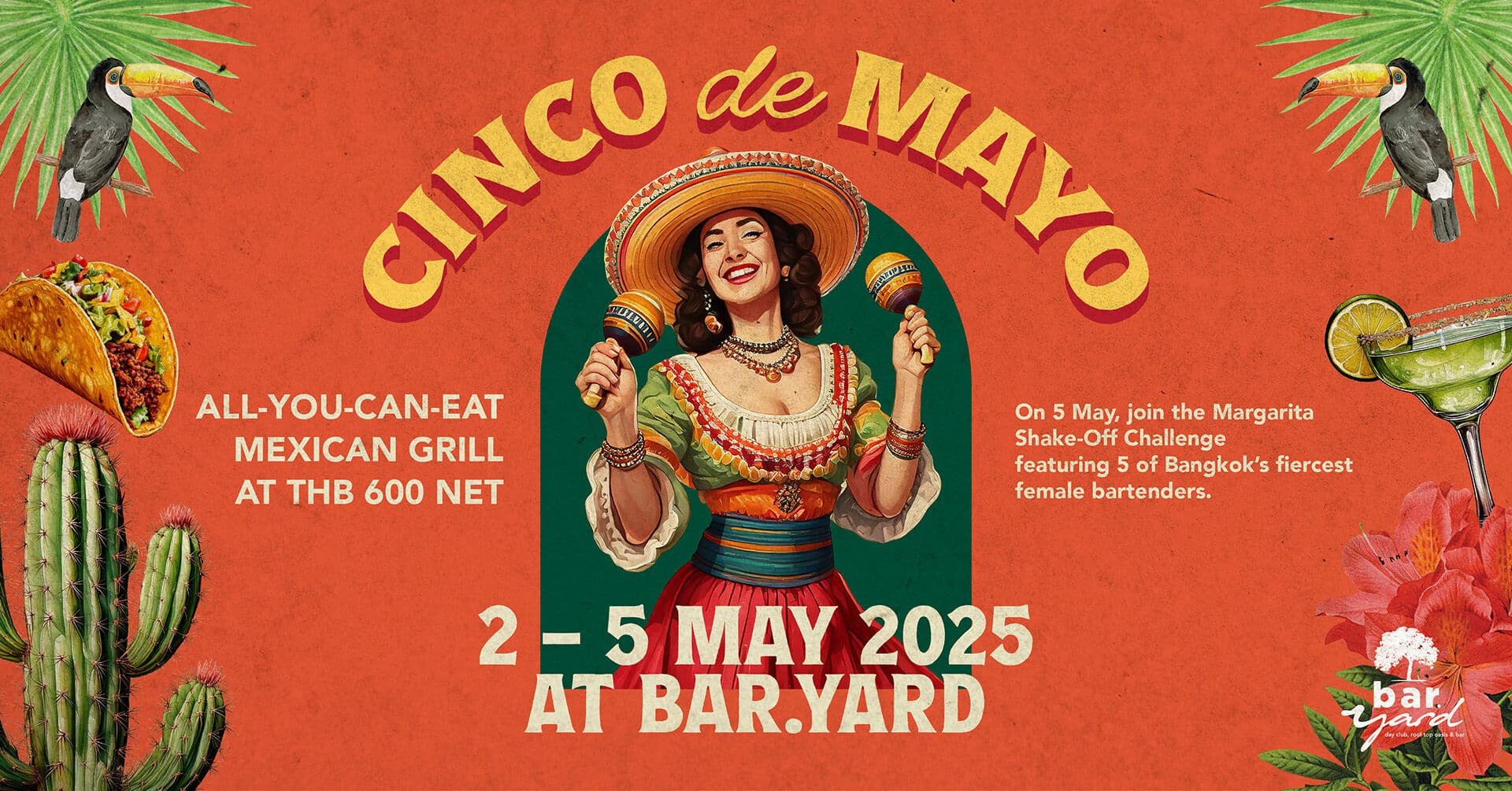 Cinco de Mayo at Bar.Yard Bangkok