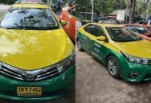 Female passenger steals taxi from Samut Prakan, flees towards Rayong
