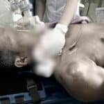 Police officer slits his throat to escape arrest after stealing gold