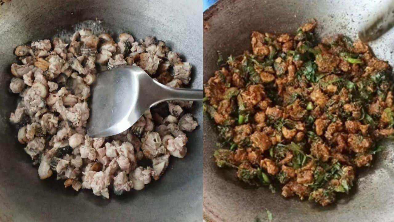 Cooking and eating monitor lizard are illegal
