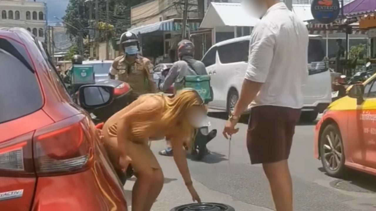 Tunisian man tries to swap clamped tyre, gets caught in the act