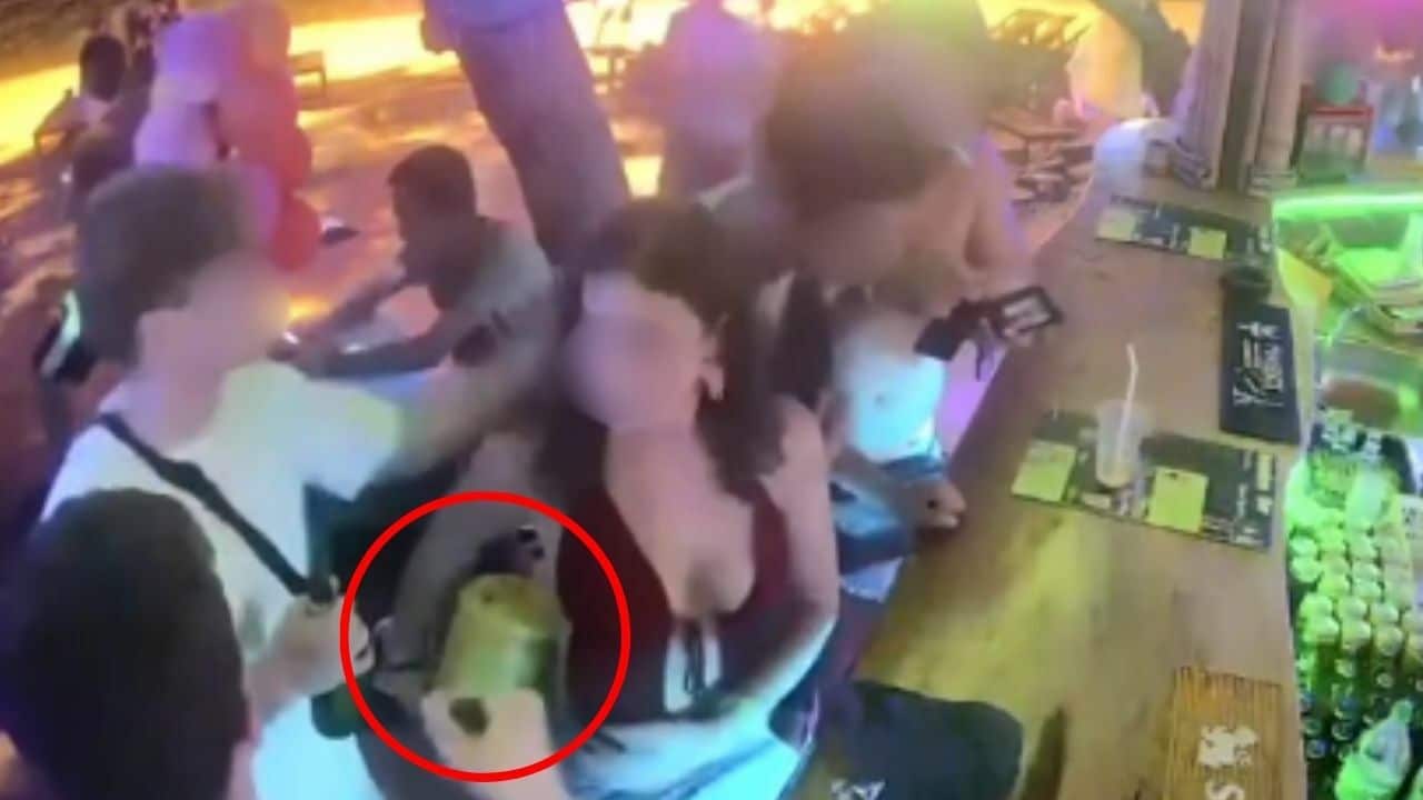 Foreigners caught trying to steal from tip box