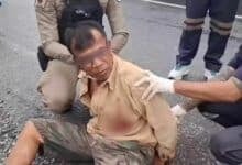 Thai man stabs wife on road after allegedly catching her with lover