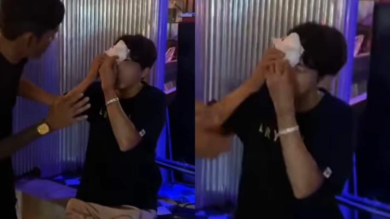 South Korean man injured by steel plate on Pattaya footpath