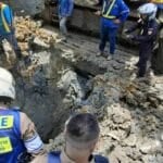 Landslide at Bangkok MRT construction site leaves 1 worker missing 