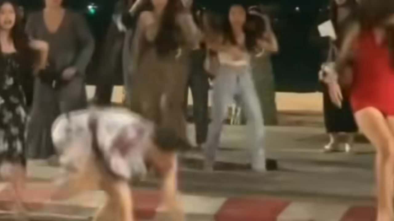 Pattaya transwomen clash with foreing tourists