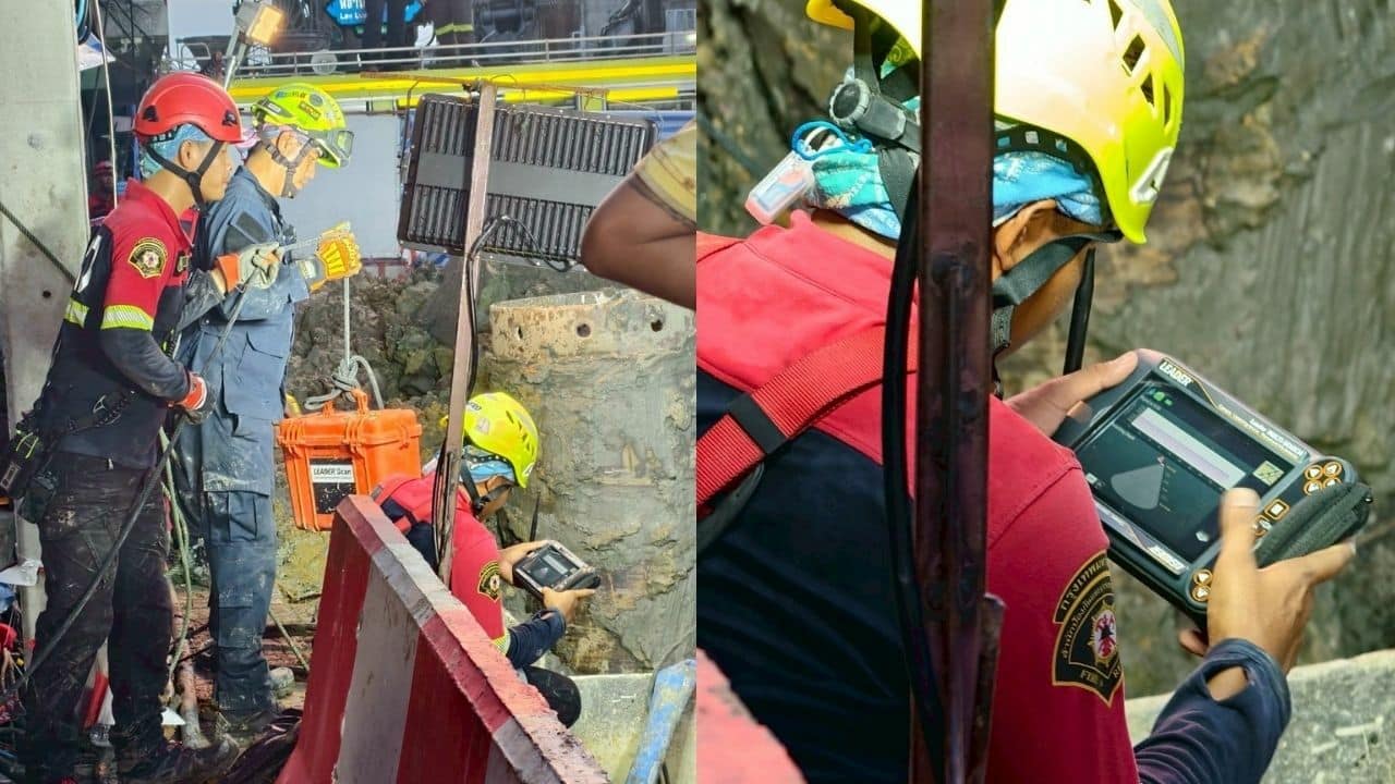 MRT ORange Line Bangkok landslide