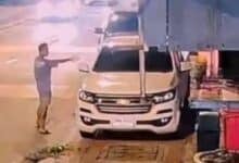 Thai man fatally shoots employee over affair with his wife (video)