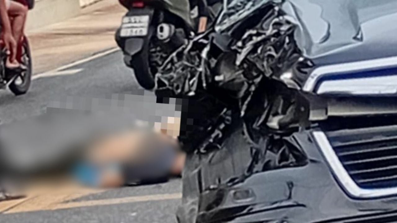 Thai motorcyclist commits hit-and-run before crashing again