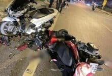 Drunk motorcyclist goes against traffic flow and kills female rider