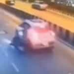 Bangkok driver rams into motorcyclist for stopping at zebra crossing | Thaiger