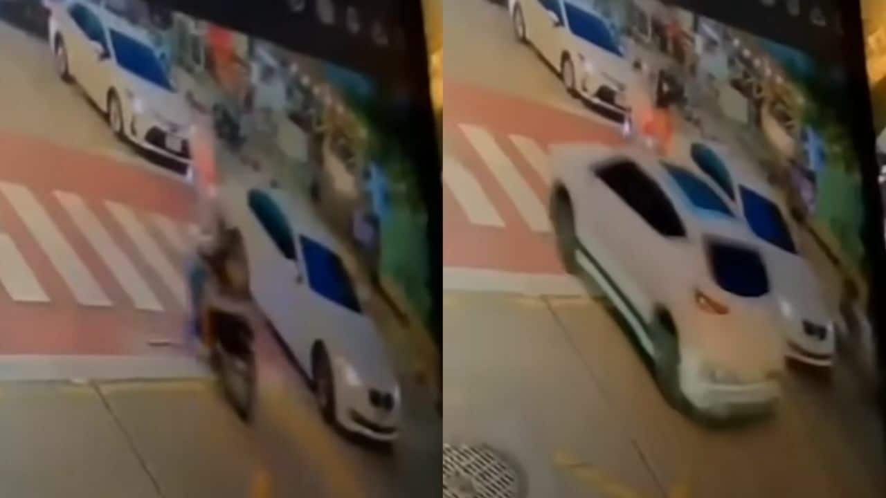Thai motorcyclist stopped for pedestrian but ended up being hit by another car