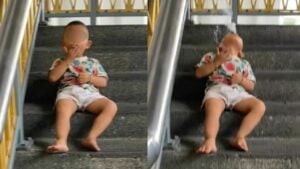 4 year old Thai boy rescued after seen smoking cigarette in viral video