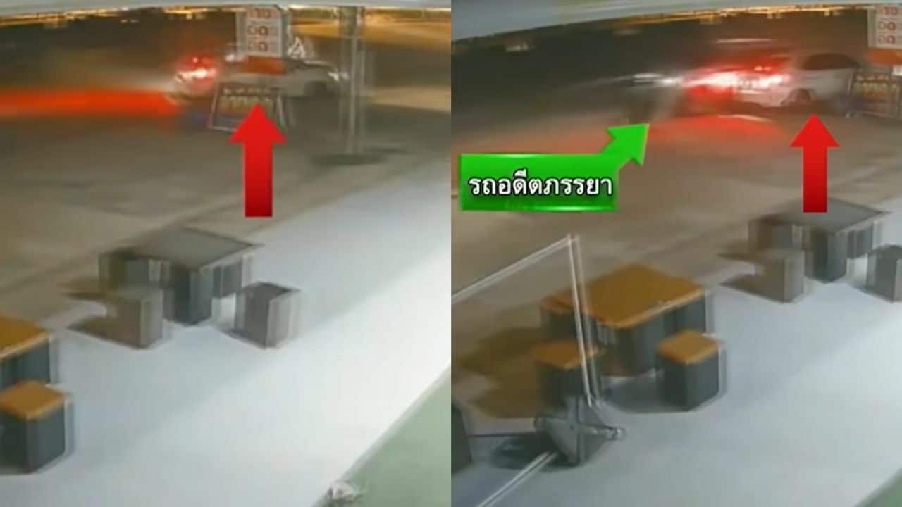 Thai woman rams car into ex-husband and his girlfriend