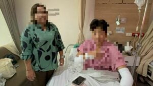 Thai tomboy hospitalised after sedan driver rams and assaults her