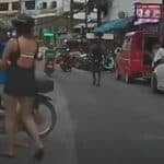 Phuket motorcycle taxi rider steals dropped cash of foreign couple