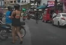 Phuket motorcycle taxi rider steals dropped cash of foreign couple