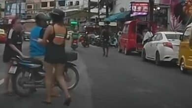 Phuket motorcycle taxi rider steals dropped cash of foreign couple
