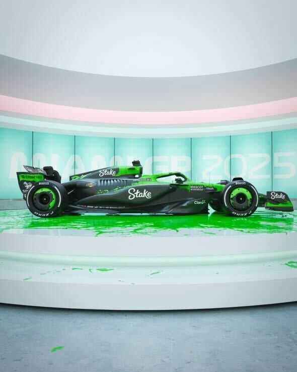 Stake F1 team Kick Sauber unveils art-inspired livery for Miami Grand Prix | News by Thaiger