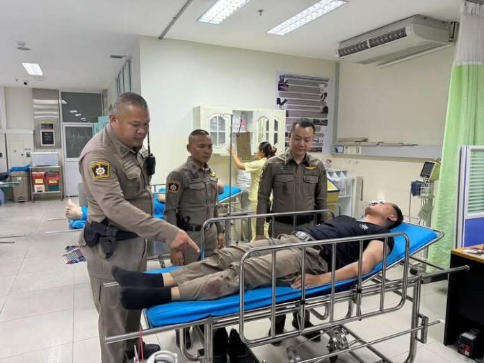 Thai cops injured chasing rogue bike in Pattaya | News by Thaiger