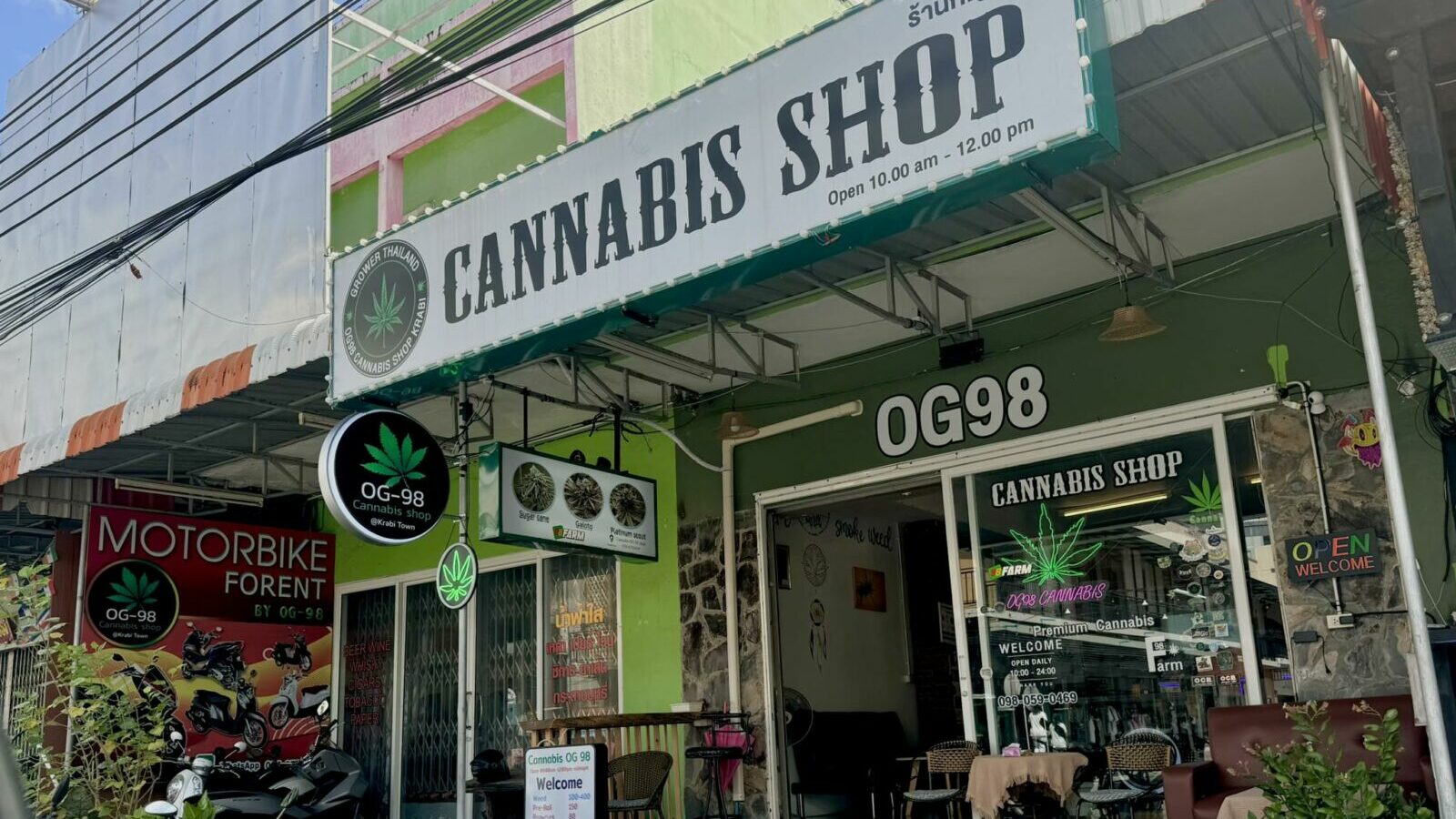 OG-98 Cannabis Shop, a weed shop in Krabi