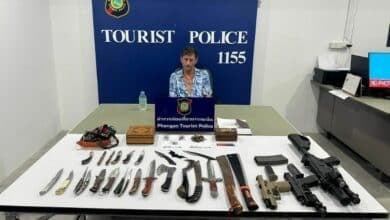 Frenchman busted on Koh Pha Ngan with drug and weapon haul