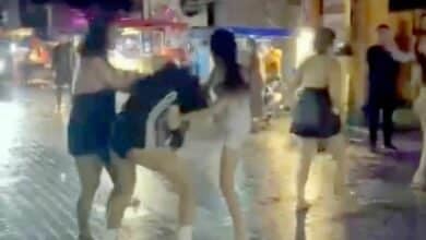 Thai women’s early morning fight rocks Pattaya’s Walking Street (video) | Thaiger