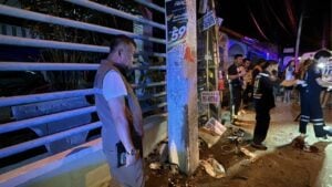 Mum and son fling onto road after Pattaya motorbike crash