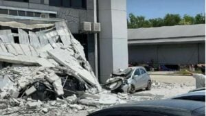 Steel carnage: Factory collapse crushes cars in Chon Buri horror