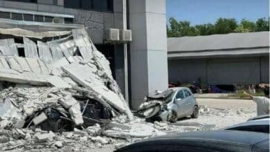 Steel carnage: Factory collapse crushes cars in Chon Buri horror