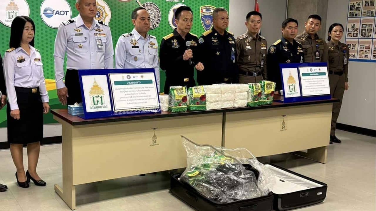 Busted: Aussie caught with 22kg of crystal meth at Bangkok airport