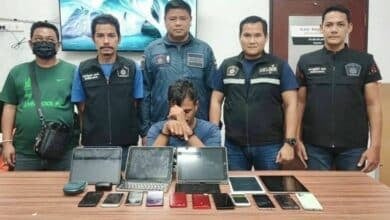 Phuket thief busted with 18 stolen gadgets including smartphones