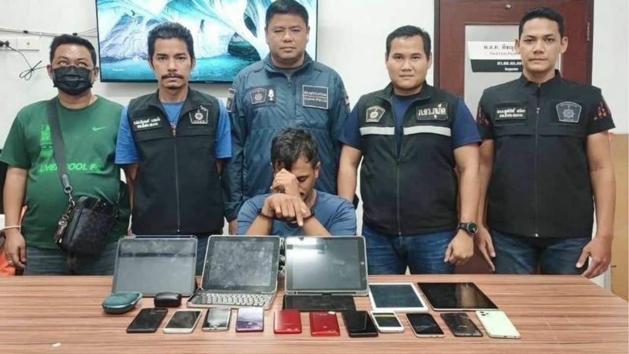 Phuket thief busted with 18 stolen gadgets including smartphones
