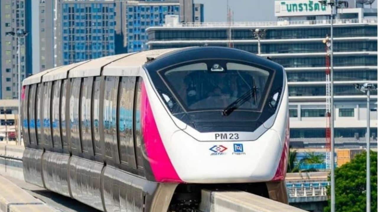 Monorail mania: Thailand’s Pink Line to operate free trial run