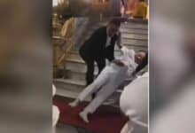 Prawit takes a tumble at Bangkok’s Wat Pho (video)