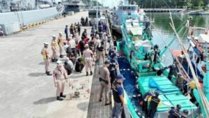 Royal Thai Navy seizes illegal Indonesian fishing boats off Phuket