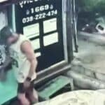 Aussie drunk smashes rescue booth in Pattaya, caught on CCTV | Thaiger