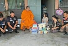 Chon Buri abbot saves starving gran and teen with kind act