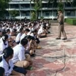 Thalang cops crack down on student bikers in safety blitz