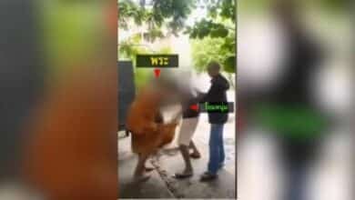 Udon Thani temple funeral turns violent as monk and man fight (video)