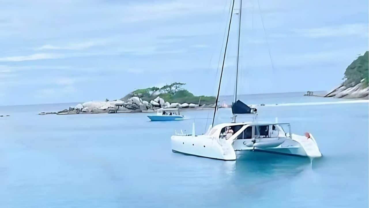 Missing catamaran found off Phuket, Canadian sailor safe
