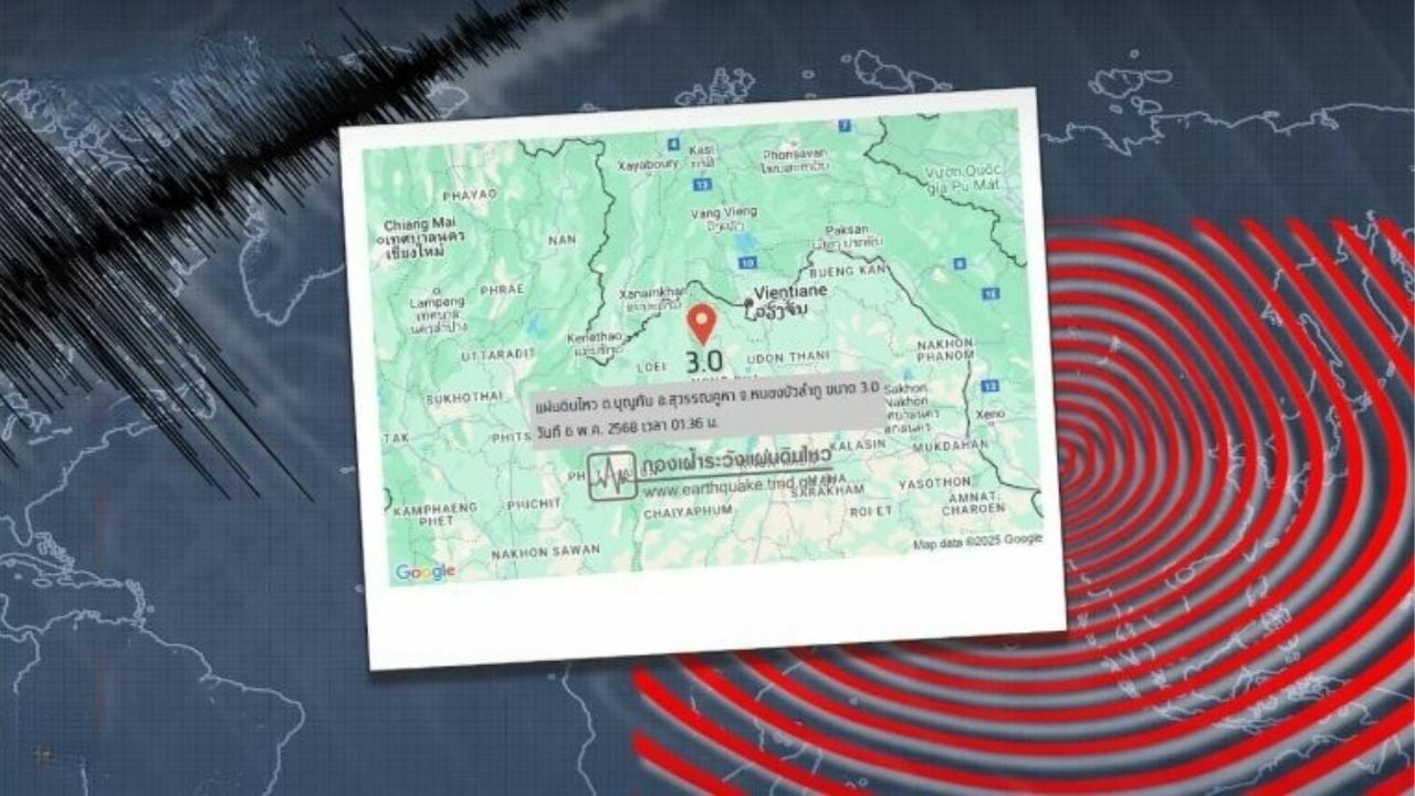 Thailand rattled by tremors as 10 mini quakes rock region