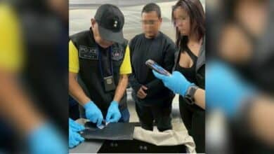 Brazilian duo caught with 22 million baht cocaine at Bangkok airport