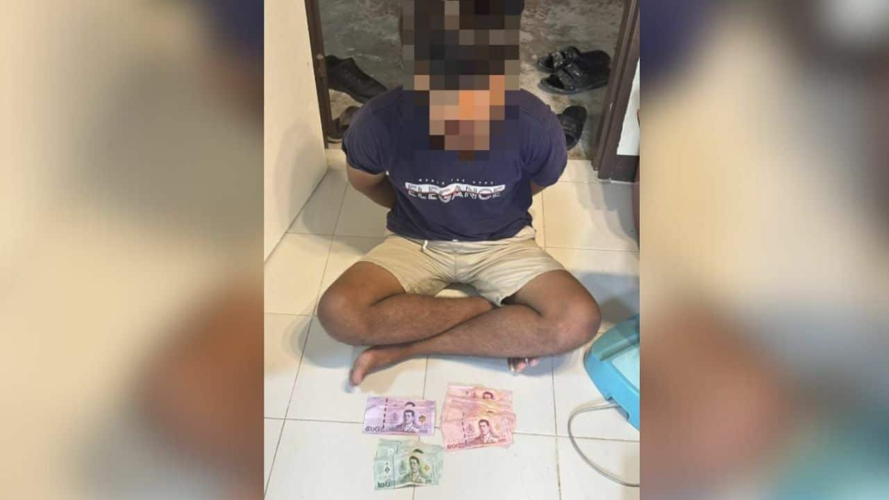 Burmese worker busted in Phuket for 1.1 million baht cash heist