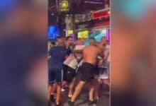 Another brawl on Soi Bangla: Drunk tourists throw punches