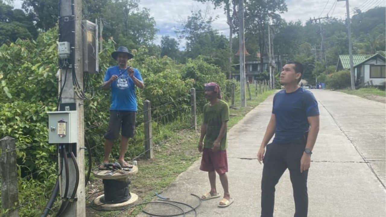 Midnight copper thief plunges Phuket villas into darkness