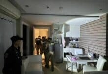 Pattaya air con blaze sparks high-rise chaos