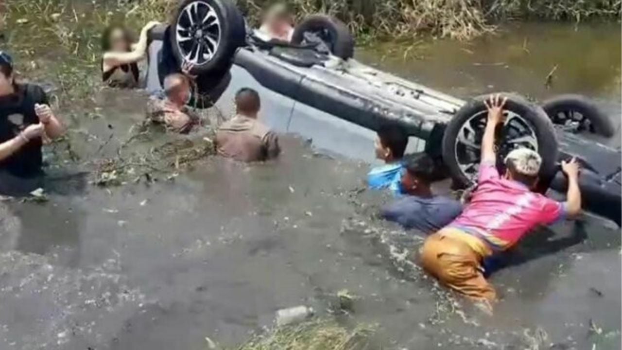 Tragic canal car accident in Samut Sakhon claims one life